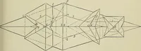 An illustration from Science and art drawing : complete geometrical course ; consisting of plane and solid geometry, orthographic and isometric projection, projection of shadow's the principles of map projection, graphic arithmetic and graphic statics (1895)