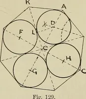 An illustration from Science and art drawing : complete geometrical course ; consisting of plane and solid geometry, orthographic and isometric projection, projection of shadow's the principles of map projection, graphic arithmetic and graphic statics (1895)