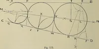 An illustration from Science and art drawing : complete geometrical course ; consisting of plane and solid geometry, orthographic and isometric projection, projection of shadow's the principles of map projection, graphic arithmetic and graphic statics (1895)