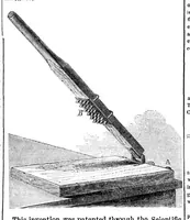 An illustration from Scientific American, Vol. 13, No. 15 (October 1865) (1865)