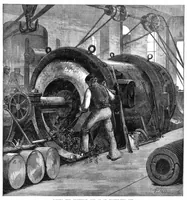An illustration from Scientific American, Vol. 33, No. 16 (October 1875) (1875)