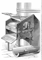An illustration from Scientific American, Vol. 37, No. 14 (October 1877) (1877)