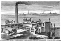 An illustration from Scientific American, Vol. 44, No. 11 (March 1881) (1881)