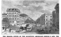 An illustration from Scientific American, Vol. 46, No. 6 (February 1882) (1882)