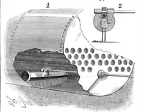 An illustration from Scientific American, Vol. 55, No. 15 (October 1886) (1886)