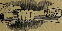 An illustration from The Scientific American reference book; a compendium of useful information for inventors and mechanics, containing the complete patent laws of the United States ... forms for patents, caveats, assignments, licenses, and shop rights ... etc., etc (1876)