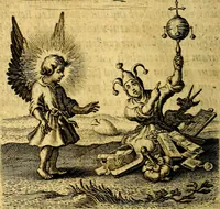 An illustration from Scola cordis. Sive aversi a deo cordis ad cumdem reductio, et instructio .. (1635)