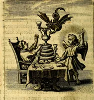An illustration from Scola cordis. Sive aversi a deo cordis ad cumdem reductio, et instructio .. (1635)