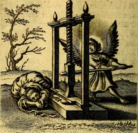 An illustration from Scola cordis. Sive aversi a deo cordis ad cumdem reductio, et instructio .. (1635)
