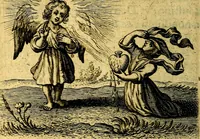 An illustration from Scola cordis. Sive aversi a deo cordis ad cumdem reductio, et instructio .. (1635)