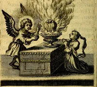 An illustration from Scola cordis. Sive aversi a deo cordis ad cumdem reductio, et instructio .. (1635)
