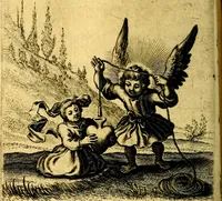 An illustration from Scola cordis. Sive aversi a deo cordis ad cumdem reductio, et instructio .. (1635)