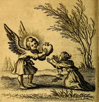 An illustration from Scola cordis. Sive aversi a deo cordis ad cumdem reductio, et instructio .. (1635)