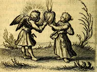 An illustration from Scola cordis. Sive aversi a deo cordis ad cumdem reductio, et instructio .. (1635)
