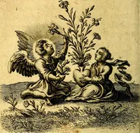 An illustration from Scola cordis. Sive aversi a deo cordis ad cumdem reductio, et instructio .. (1635)