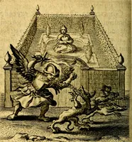 An illustration from Scola cordis. Sive aversi a deo cordis ad cumdem reductio, et instructio .. (1635)
