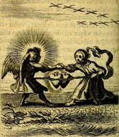 An illustration from Scola cordis. Sive aversi a deo cordis ad cumdem reductio, et instructio .. (1635)