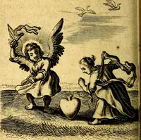 An illustration from Scola cordis. Sive aversi a deo cordis ad cumdem reductio, et instructio .. (1635)