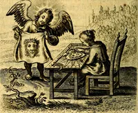 An illustration from Scola cordis. Sive aversi a deo cordis ad cumdem reductio, et instructio .. (1635)