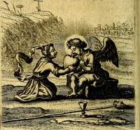 An illustration from Scola cordis. Sive aversi a deo cordis ad cumdem reductio, et instructio .. (1635)