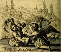 An illustration from Scola cordis. Sive aversi a deo cordis ad cumdem reductio, et instructio .. (1635)