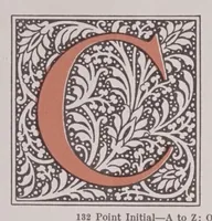 An illustration from The Scotch series, together with a showing of initials, ornaments and selected decorative material (1922)