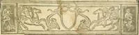 An illustration from Scotorum historiae a prima gentis origine : cum aliarum & rerum & gentium illustratione non vulgari : praemissa epistola nu[m]cupatoria, tabellisq[ue] amplissmis & non poenitenda isagoge quae ab huius terho explicabuntur diffusius (1526)