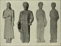 An illustration from Sculptures of the Cesnola Collection of Cypriote Antiquities in the east entrance hall and north aisle (1880)