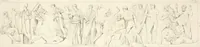An illustration from Sculture del palazzo della Villa Borghese detta Pinciana (1796)