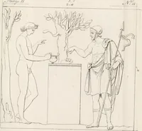 An illustration from Sculture del palazzo della Villa Borghese detta Pinciana (1796)