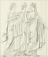 An illustration from Sculture del palazzo della Villa Borghese detta Pinciana (1796)