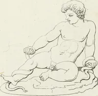 An illustration from Sculture del palazzo della Villa Borghese detta Pinciana (1796)