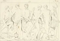 An illustration from Sculture del palazzo della Villa Borghese detta Pinciana (1796)