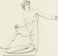 An illustration from Sculture del palazzo della Villa Borghese detta Pinciana (1796)