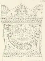 An illustration from Sculture del palazzo della Villa Borghese detta Pinciana (1796)