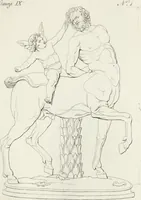 An illustration from Sculture del palazzo della Villa Borghese detta Pinciana (1796)
