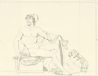 An illustration from Sculture del palazzo della Villa Borghese detta Pinciana (1796)