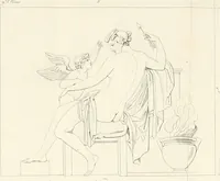 An illustration from Sculture del palazzo della Villa Borghese detta Pinciana (1796)