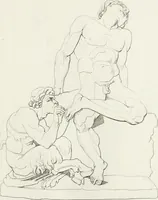 An illustration from Sculture del palazzo della Villa Borghese detta Pinciana (1796)