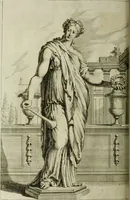 An illustration from Scvlptvræ veteris admiranda : sive, Delineatio vera perfectissimarvm eminentissimarvmqve statvarvm, unà cum artis hujus nobilissimæ theoria, serenissimo ac potentissimo principi ac domino, domino Carolo, comiti Palat. Rheni, S. Rom. imp. archith. & electori, Bavariæ duci, &c. &c. (1680)