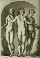 An illustration from Scvlptvræ veteris admiranda : sive, Delineatio vera perfectissimarvm eminentissimarvmqve statvarvm, unà cum artis hujus nobilissimæ theoria, serenissimo ac potentissimo principi ac domino, domino Carolo, comiti Palat. Rheni, S. Rom. imp. archith. & electori, Bavariæ duci, &c. &c. (1680)