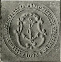An illustration from The seal, the arms and the flag of Rhode Island (1913)