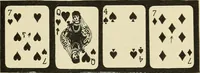 An illustration from Sealed mysteries : explaining the latest card mysteries and spirit tricks made public for the first time : with directions for constructing trick cards (1911)