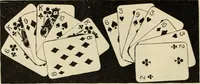 An illustration from Sealed mysteries : explaining the latest card mysteries and spirit tricks made public for the first time : with directions for constructing trick cards (1911)