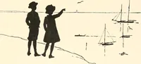 An illustration from The seashore book : Bob and Betty's summer with Captain Hawes (1912)