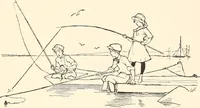 An illustration from The seashore book : Bob and Betty's summer with Captain Hawes (1912)