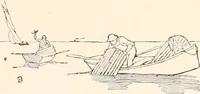 An illustration from The seashore book : Bob and Betty's summer with Captain Hawes (1912)