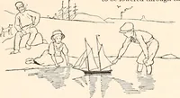 An illustration from The seashore book : Bob and Betty's summer with Captain Hawes (1912)