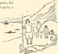 An illustration from The seashore book : Bob and Betty's summer with Captain Hawes (1912)