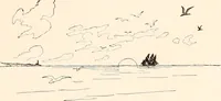 An illustration from The seashore book : Bob and Betty's summer with Captain Hawes (1912)